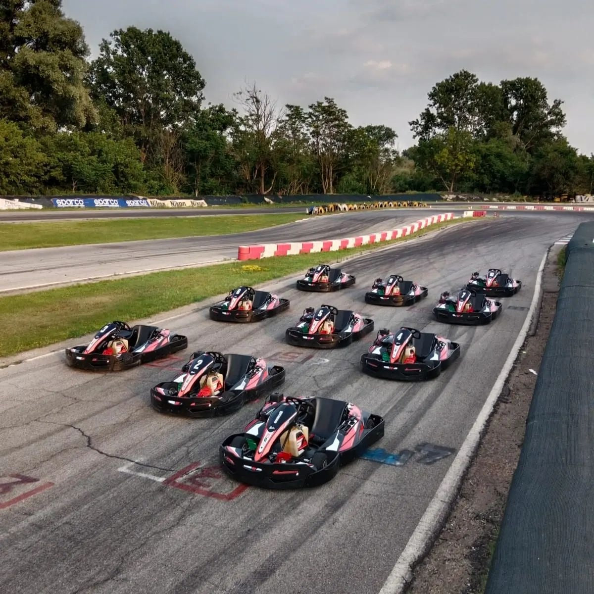 Gara in Gruppo con Kart vicino a Torino